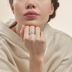 Bague Sophia Or Blanc Diamant - Bagues avec pierre Femme | Histoire d&rsquo;Or