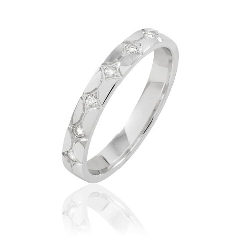 Alliance Lola Or Blanc Diamant - Alliances Femme | Histoire d’Or