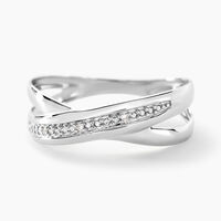 Bague Or Blanc Diamants