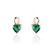 Boucles D'oreilles Puces Argent Rose Atieno Oxyde De Zirconium - Boucles d'oreilles fantaisie Femme | Histoire d’Or