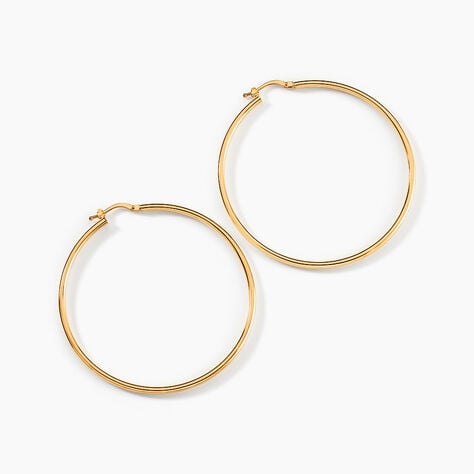 Cr&eacute;oles Verania Or Jaune - Boucles d'oreilles cr&eacute;oles Femme | Histoire d&rsquo;Or