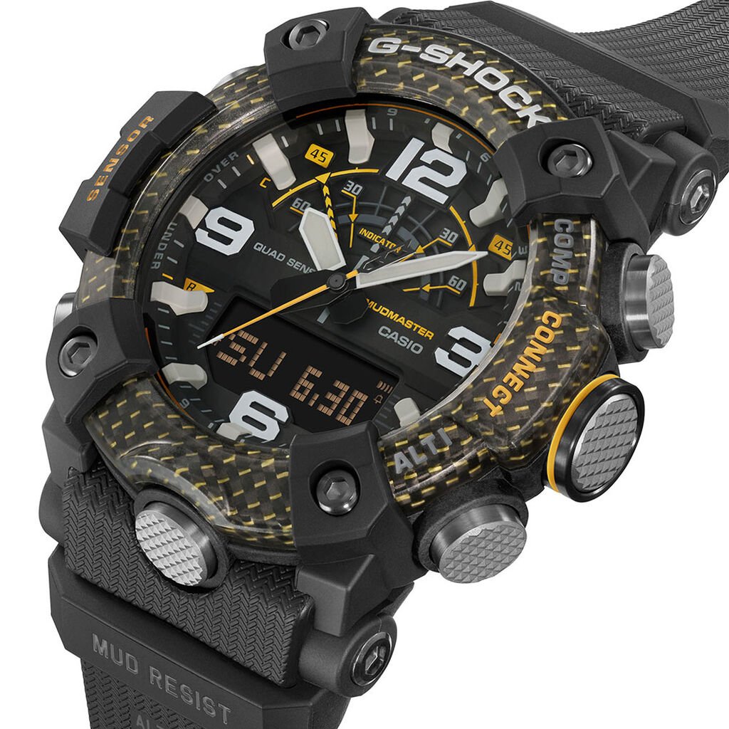 Montre Hybride Casio G-shock Mudmaster Noir - Montres connectées Homme | Histoire d’Or