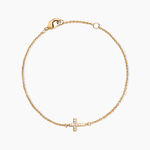 Bracelet Fatos Plaqu&eacute; Or Jaune Oxyde De Zirconium - Bracelets Femme | Histoire d&rsquo;Or