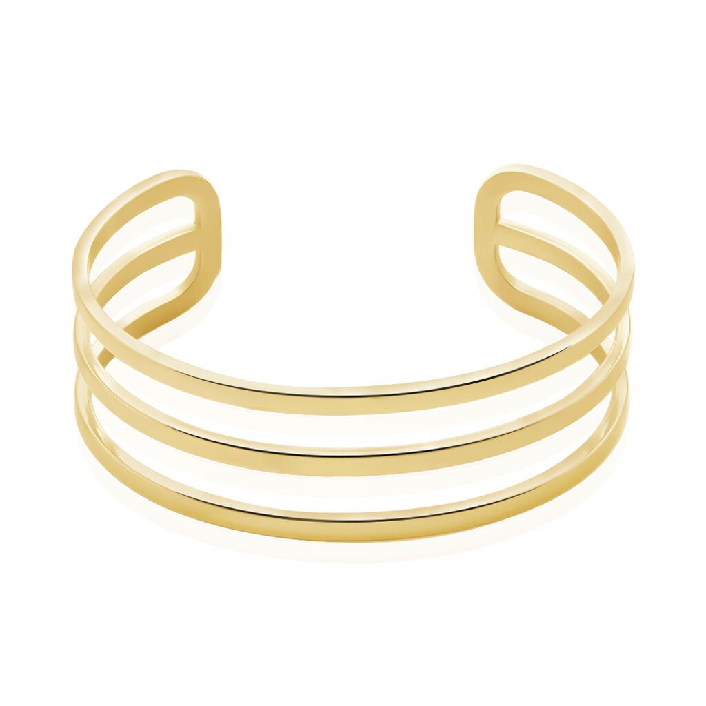 Bracelet Jonc Adel Acier Jaune - Bracelets joncs Femme | Histoire d&rsquo;Or