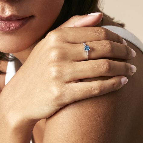 Bague Rio Ipanema Argent Blanc Oxyde De Zirconium - Bagues solitaires Femme | Histoire d’Or
