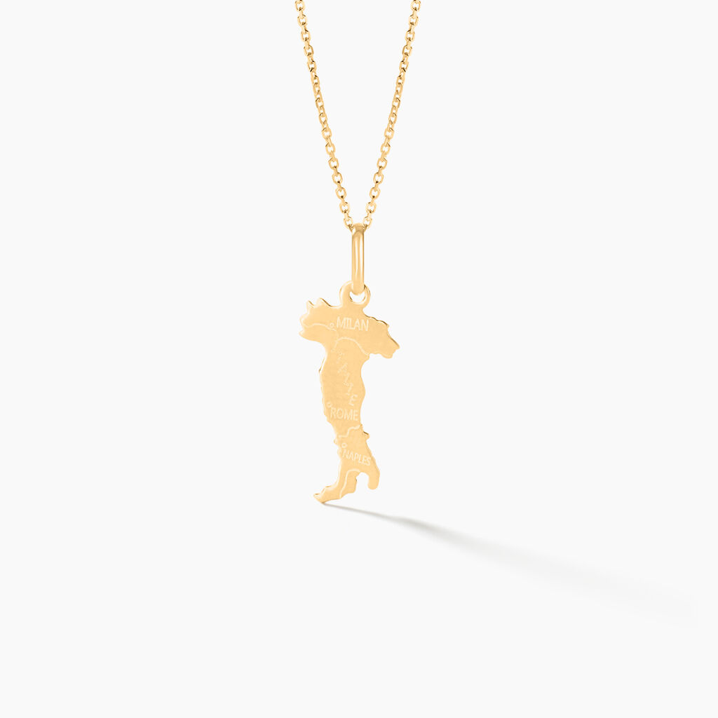 Pendentif Gaietana Italie Or Jaune - Pendentifs Famille | Histoire d’Or