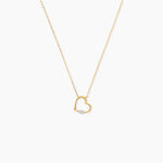 Collier Hortensia Or Jaune Diamant - F&ecirc;te des m&egrave;res Femme | Histoire d&rsquo;Or