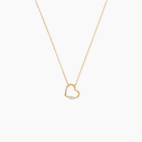 Collier Hortensia Or Jaune Diamant - Colliers Femme | Histoire d&rsquo;Or