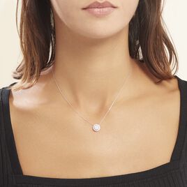 Collier Or Blanc Nawra Diamants Synthétiques - Colliers Femme | Histoire d’Or