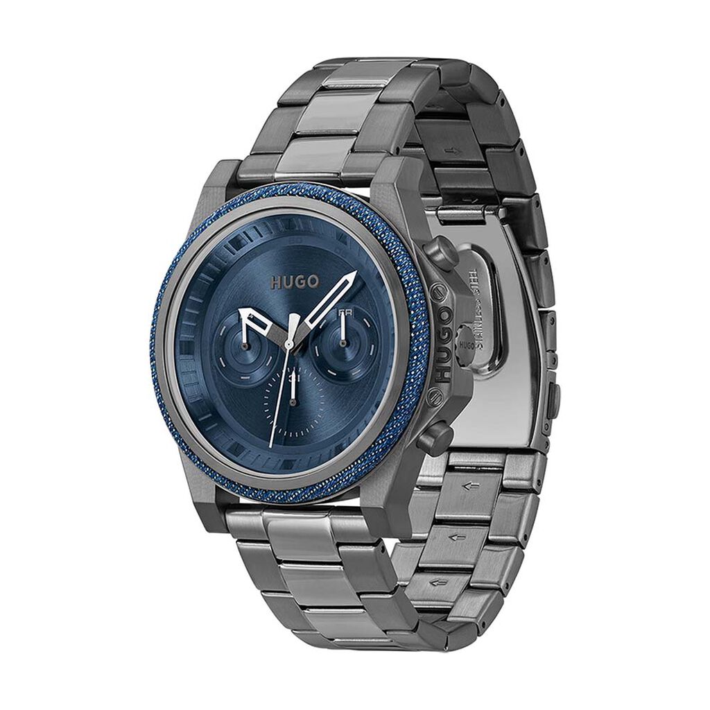 Montre Hugo Brave Bleu - Montres Homme | Histoire d’Or