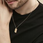 Collier Plaqu&eacute; Or Quintien - Colliers Zodiaque Homme | Histoire d&rsquo;Or