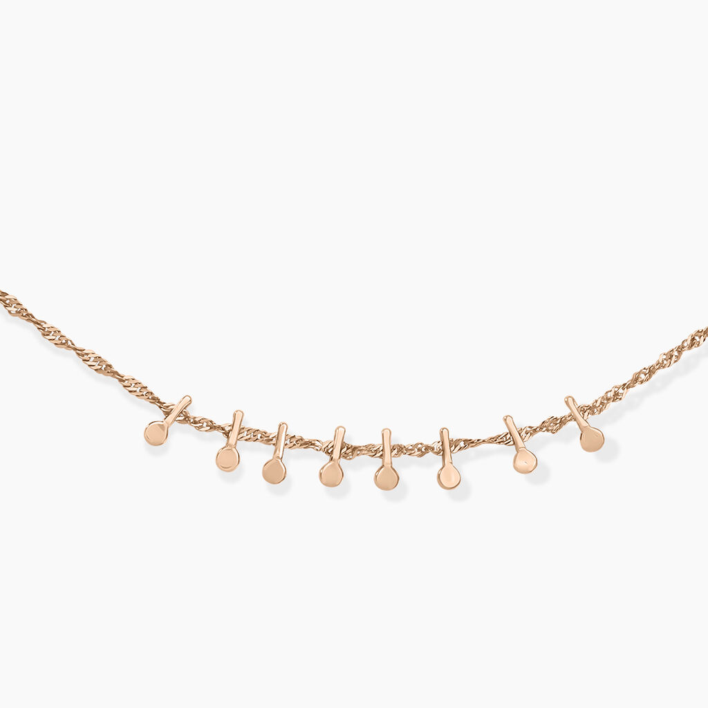 Collier Pippa Argent Rose - Colliers fantaisie Femme | Histoire d’Or