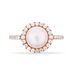 Bague Olivia Argent Blanc Perle De Culture Et Oxyde De Zirconium - Bagues avec pierre Femme | Histoire d’Or