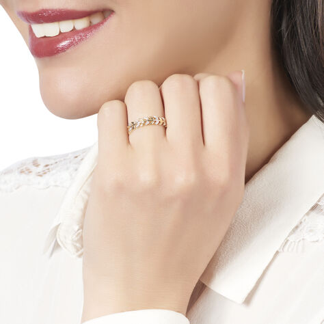 Bague Emeralda Or Jaune Diamant - Bagues avec pierre Femme | Histoire d’Or