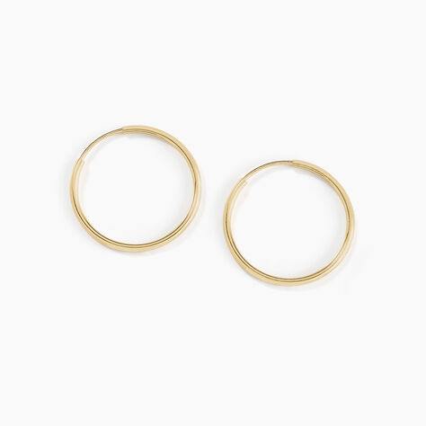 Cr&eacute;oles Dominae Or Jaune - Boucles d'oreilles cr&eacute;oles Femme | Histoire d&rsquo;Or