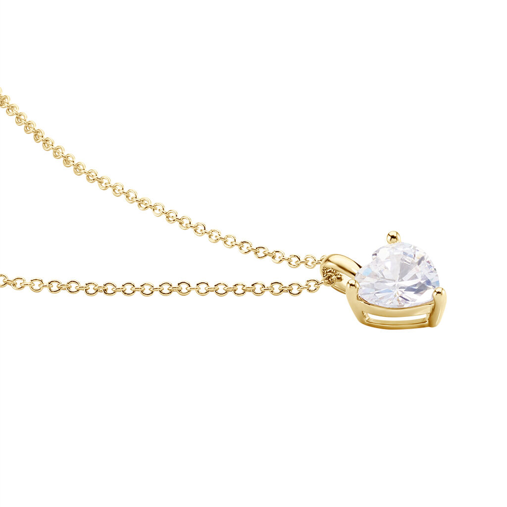 Collier Plaqué Or Caner Oxydes De Zirconium - Colliers fantaisie Femme | Histoire d’Or