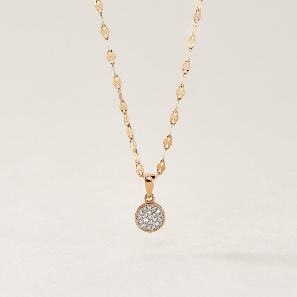 Collier Or Jaune Luminata Diamants - Colliers Femme | Histoire d’Or