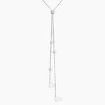 Collier De Dos Indigo Argent Perle De Culture Oxyde - Sautoirs Femme | Histoire d&rsquo;Or