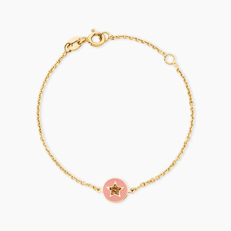 Bracelet Christelle Etoile Argent Dor&eacute; A L'Or 750/1000 - Bracelets Enfant | Histoire d&rsquo;Or