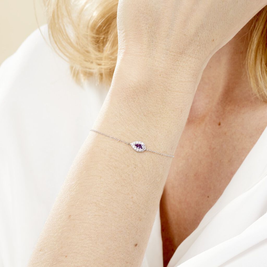 Bracelet Argent Tania Oxydes De Zirconium - Bracelets fantaisie Femme | Histoire d’Or