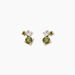 Boucles D'oreilles Puces Sharleen Plaqué Or Jaune Oxyde De Zirconium - Boucles d'oreilles fantaisie Femme | Histoire d’Or