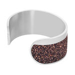 Bracelet Manchette Ouvert Acier Blanc Carron - Bracelets manchettes Femme | Histoire d&rsquo;Or