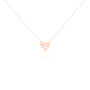 Collier Elwenn Argent Rose