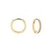 Créoles Kalinda Plaqué Or Jaune Oxyde De Zirconium - Boucles d'oreilles créoles Femme | Histoire d’Or