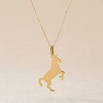 Pendentif Egide Cheval Or Jaune - Pendentifs Famille | Histoire d&rsquo;Or