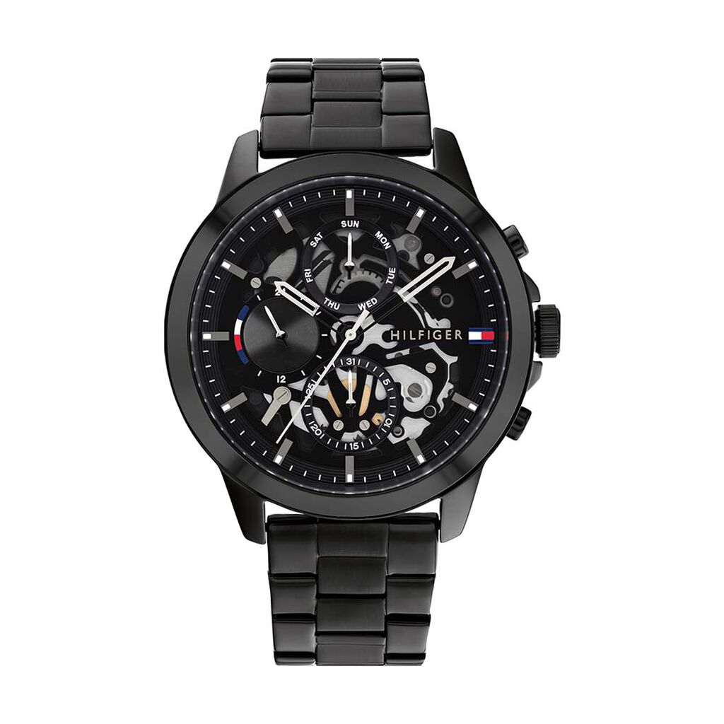 Montre Tommy Hilfiger Henry Noir - Montres Homme | Histoire d&rsquo;Or