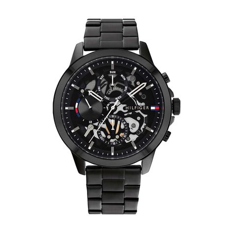 Montre Tommy Hilfiger Henry Noir - Montres Homme | Histoire d&rsquo;Or