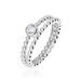 Duo De Bagues Roseli Argent Blanc Oxyde De Zirconium - Bagues solitaires Femme | Histoire d’Or