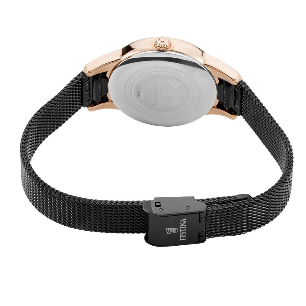 Montre Festina Mademoiselle Noir - Montres Femme | Histoire d&rsquo;Or