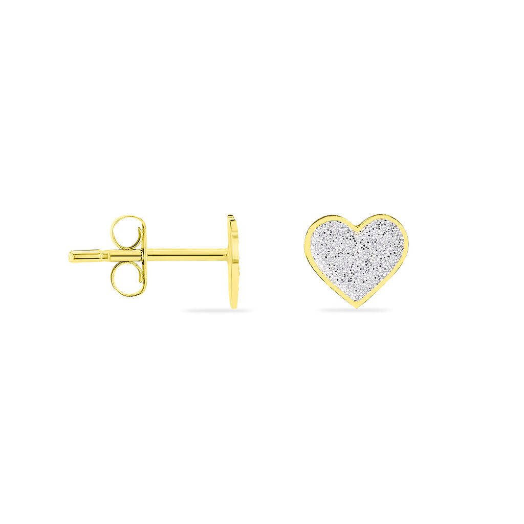 Boucles D'oreilles Puces Marta Or Jaune - Clous d'oreilles Femme | Histoire d’Or
