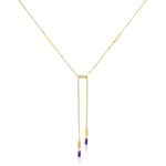 Collier Lavender Or Jaune Am&eacute;thyste - Colliers Femme | Histoire d&rsquo;Or