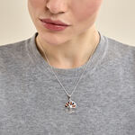 Collier Argent Blanc Odaya Ambre - Colliers pierre Femme | Histoire d&rsquo;Or