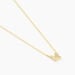 Collier Court Argent Rose Anne-lise Oxyde De Zirconium - Ras de cou Femme | Histoire d’Or