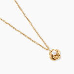 Collier Carolane Argent Dor&eacute; A L'Or 750/1000 Perle De Culture - Colliers Femme | Histoire d&rsquo;Or