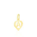 Pendentif Eudocie Coeur Lettre Or Jaune - Pendentifs Femme | Histoire d&rsquo;Or
