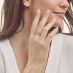 Bague Marie-capucine Argent Blanc - Bagues fantaisie Femme | Histoire d&rsquo;Or