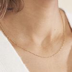 Cha&icirc;ne Imanie Maille Singapour Or Jaune - Chaines Femme | Histoire d&rsquo;Or