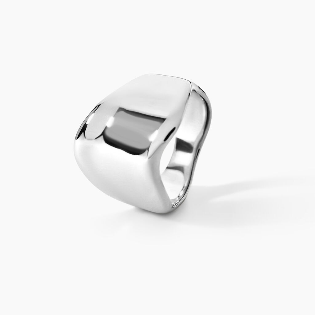 Bague Volupte Argent Blanc - Bagues Femme | Histoire d&rsquo;Or