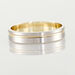 Alliance Marcio Ruban Plat Or Bicolore - Alliances Unisex | Histoire d’Or