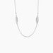 Collier Sautoir Euriell Argent Blanc - Sautoirs Femme | Histoire d’Or