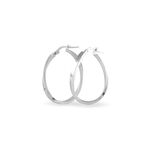 Cr&eacute;oles Silla Or Blanc - Boucles d'oreilles cr&eacute;oles Femme | Histoire d&rsquo;Or