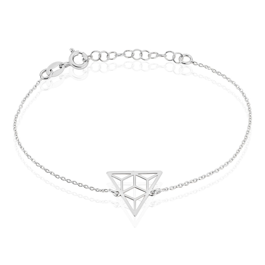 Bracelet Fidela Argent Blanc