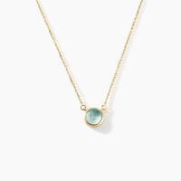 Collier Arenale Or Jaune Topaze