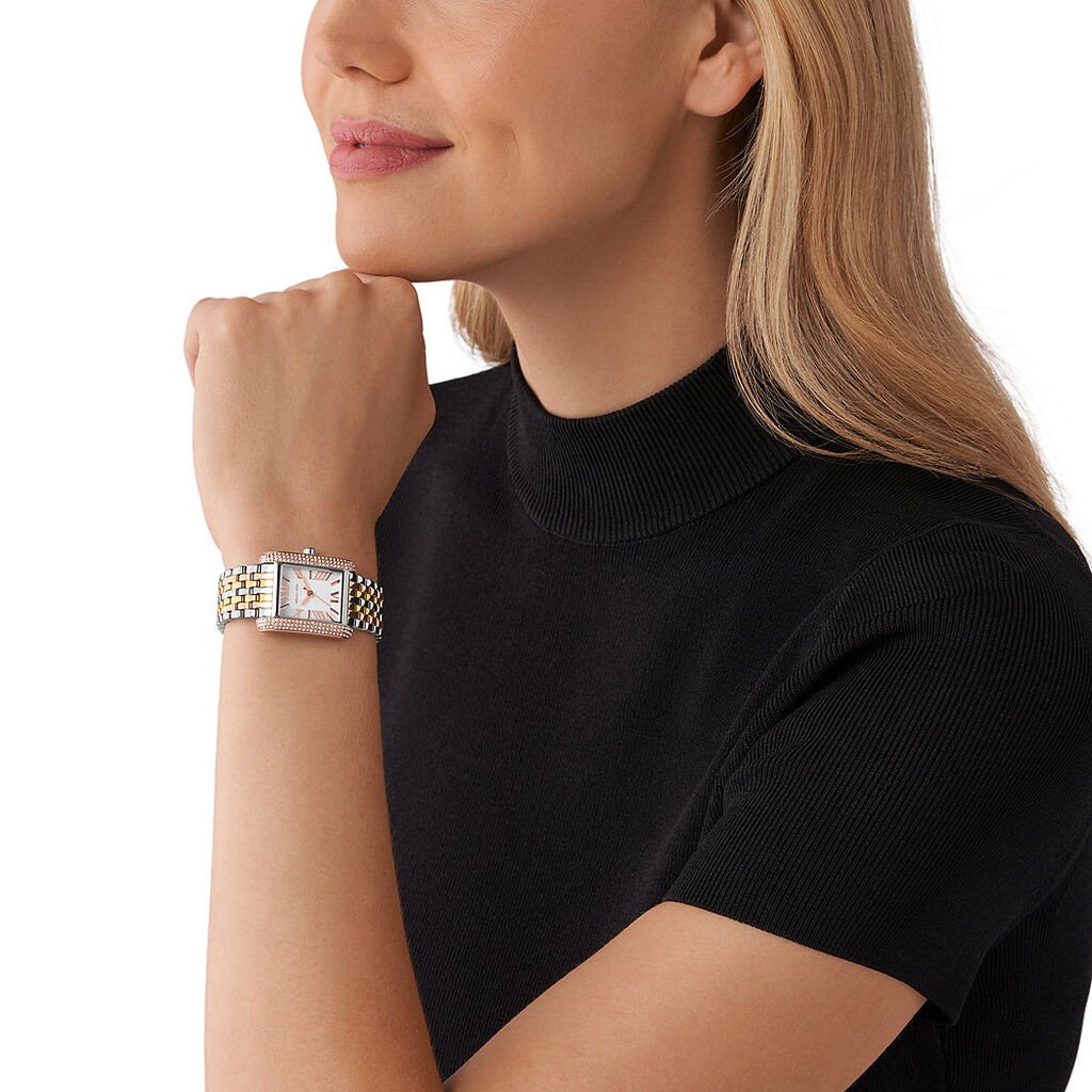 Montre Michael Kors Emery Blanc - Montres Femme | Histoire d’Or