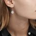 Boucles D'oreilles Pendantes Argent Blanc Sofee Nacress - Boucles d'oreilles fantaisie Femme | Histoire d’Or