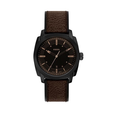 Montre Fossil Machine Noir - F&ecirc;te des p&egrave;res Homme | Histoire d&rsquo;Or